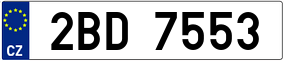 Truck License Plate
